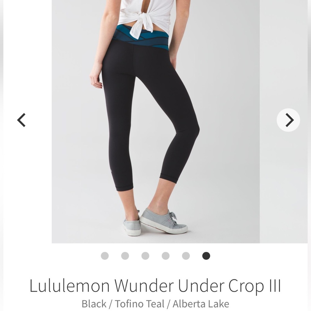 Lululemon Wunder Under Crop lll